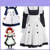 Exquis Costume Cosplay Robe Mey Rin de Black Butler Avec un Beau Design de Tablier