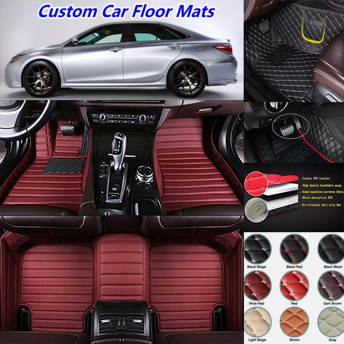 

Custom Car Floor Mats For Hyundai Genesis G80 2020-2026 GV60 GV80 Genesis Coupe Auto Carpets Foot Coche Accessorie Floor Liners Coupe 2004-2006