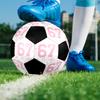 Six and Seventeen Indoor Soccer Ball Colorful Machine Stitched PVC Size 5 Team Training Competition Ready Durable High-Bounce Cool Sports Gift
