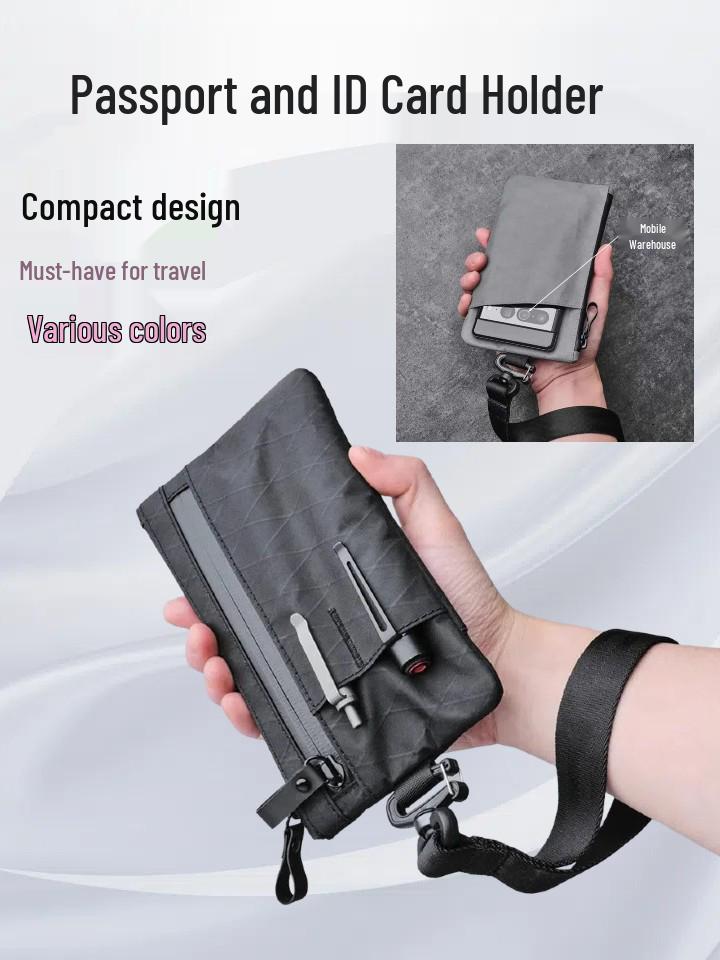 Multifunktionale Herren-Reisetasche: Geldbörse, Kartenhalter, Schlüsselanhänger und Führerscheinorganisator