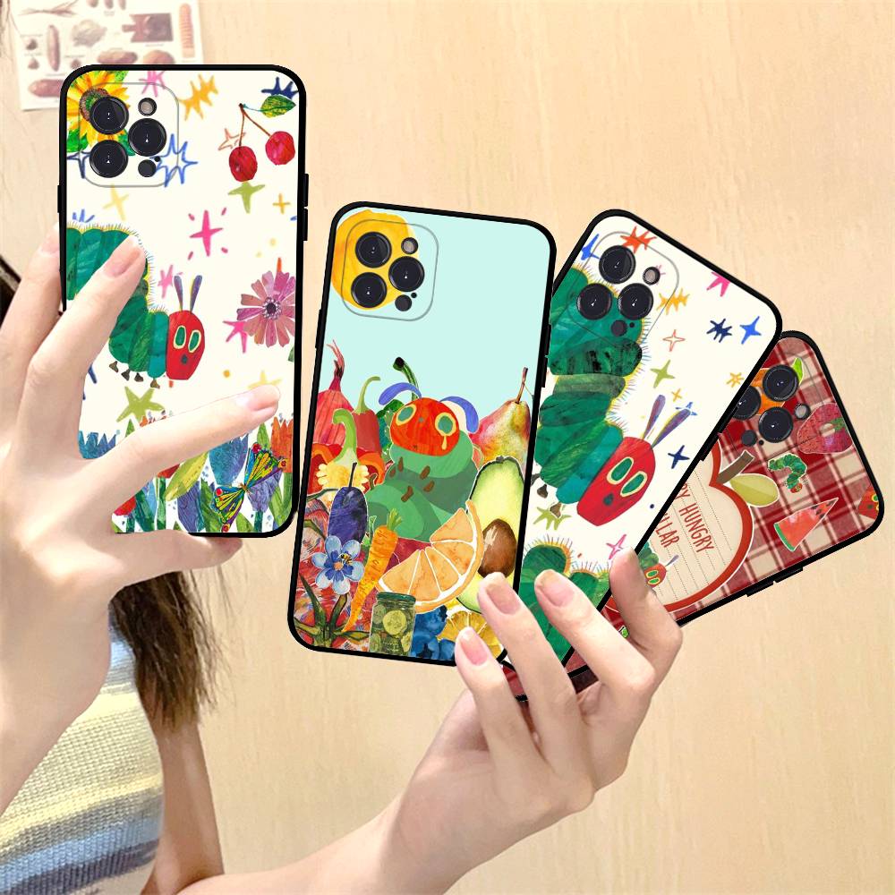 The Very Hungry Caterpillar Phone Case For IPhone 17 16 15 14 13 12 Mini 11 Pro Plus Soft Silicone Cover