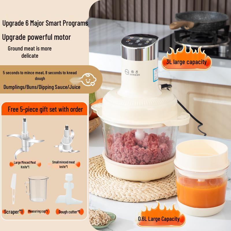 Yangzi Multifunctional Touch Control Electric Meat Grinder and Mixer