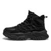 Winter non-slip mountaineering Martin boots thick-soled heightening dad shoes sports and leisure high-top locomotive boots