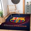 Fc Barcelona Customize Text Floor Rug Office Rug Perfect for Entryway Balcony Study Room Kitchen Antislip Carpet Office Home Decor