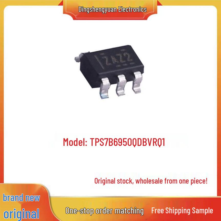 

Revised TPS7B6950QDBVRQ1 Linear Regulator IC, SOT23-5, Silkscreen ZAZ2.