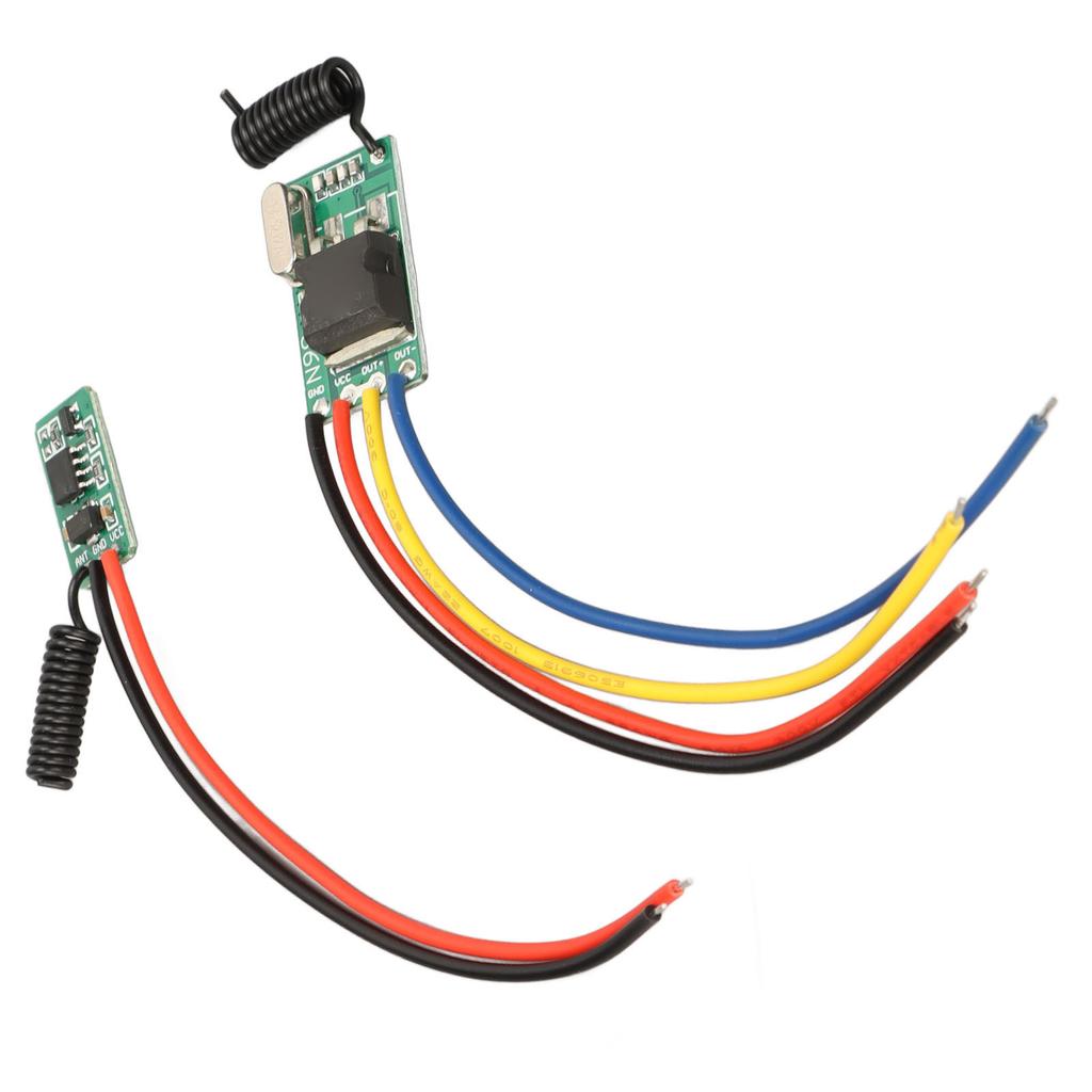 43300CMHz RF Remote Control RF Transmitter and Receiver Wireless RF Transmitter Receiver Board for Lrning with 100m Range 6V-36V R