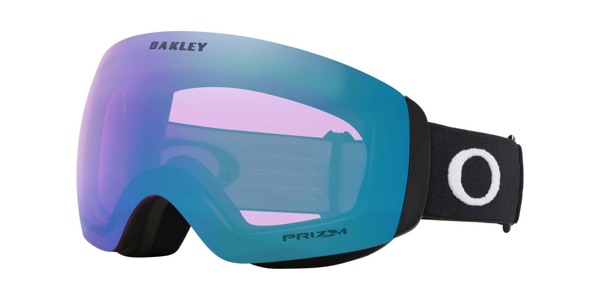 

Oakley Flight Deck M Matte Black Iced Iridium One Size Goggles, Frame/Prizm Lens,