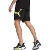 Puma Big Logo Print Elastic Waist Loose Straight Casual Shorts Men shorts Black 524583-56