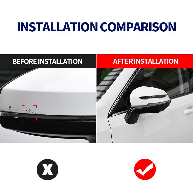 WZMR4 4pcs New Bumper Anti-collision Strip Car Door Scratch Protector Stickers For BMW Performance F25 F26 F15 F16 E90 E91 E92 E60 E84