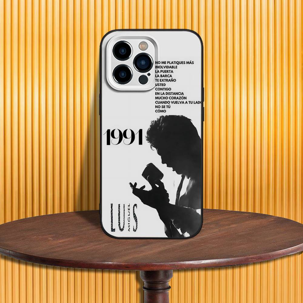 L-Luis M-Miguel Phone Case For iPhone 17,16,15,14,13,12,11,Pro,Max,Plus,X,XS,SE4,E,Mini,Soft Black Case