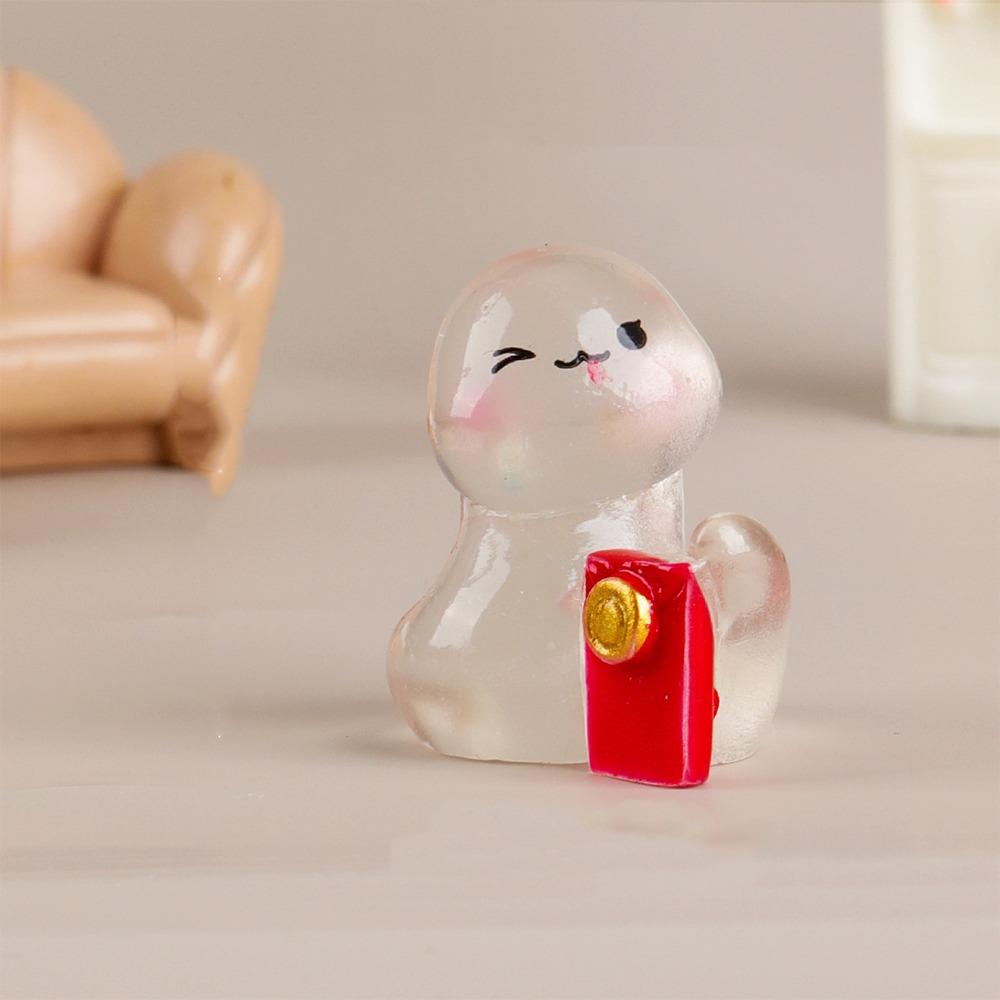 

Зодиакальная змея, светящаяся фигурка змеи удачи, микро-украшения для ландшафта Style 3