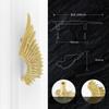Brass Solid Wardrobe Handle Golden Creative Angel Wing Decoration Accessories Home Decoration Kitchen Cabinet Door Handle