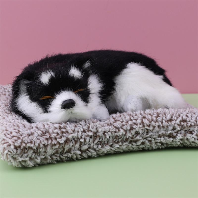 Simulated Kitten Meow Bamboo Charcoal Deodorizing Plush Cushion for Car & Home Decoration
