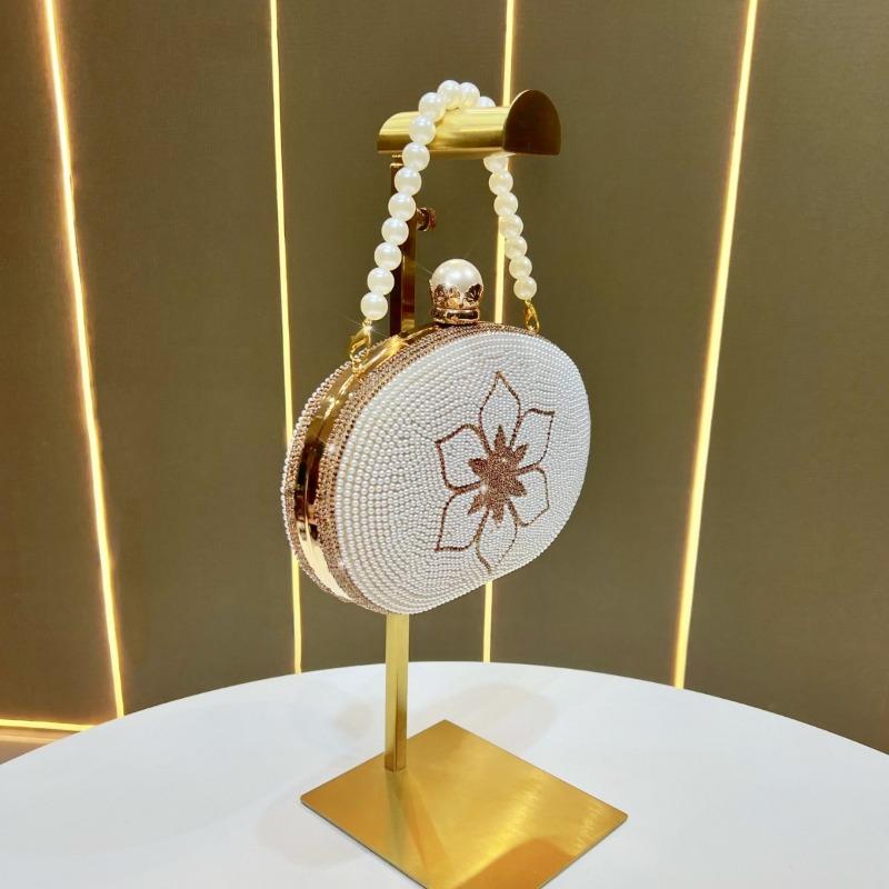 High-end Wedding Dress, Chinese-style Cheongsam Bag, Dinner Bag, Pearl Handbag, Clutch Bag