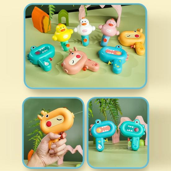 Cartoon Water Toy for Kids Mini Water Squirter Toy Portable Outdoor Splash Play Reusable No Leak Fun Summer Pool Toy Gift for Children