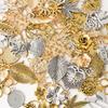 Mix 10/20/30/50pcs Plant Charm Tree Of Life Rose Sunflower Leaf Pendant Charms For Jewelry Making Bulk DIY Accessories Materials