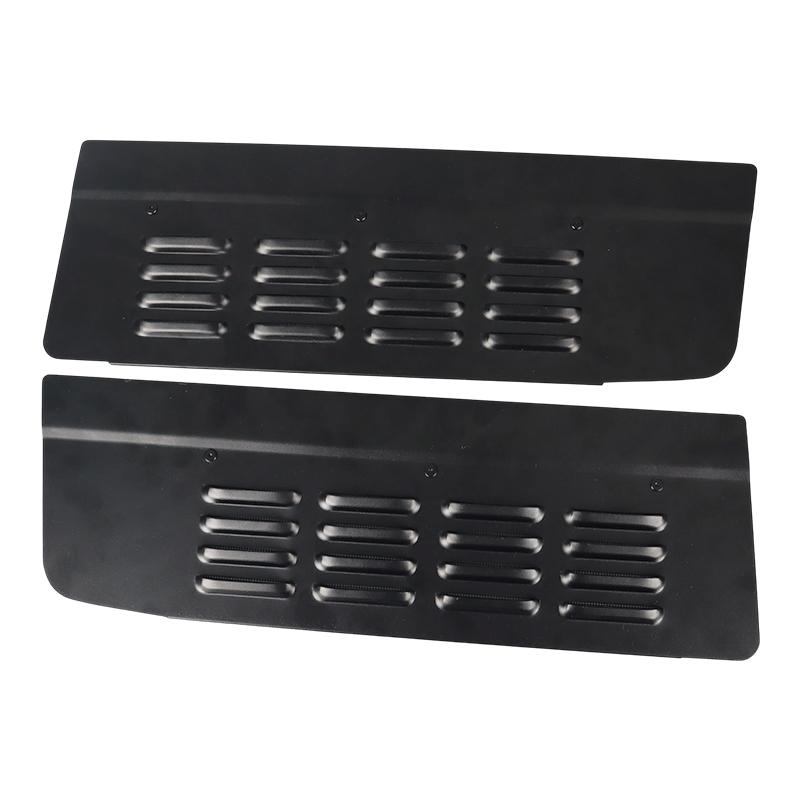 1pair For FORD TRANSIT 2012- Black Car Rear Door Air Vents Ventilation Shutters Cover Trim Car Accessories
