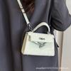 Small Square Bag 2025 New Versatile Casual Fashion Shoulder Crossbody Bag High-end Niche Handheld Kelly Bag