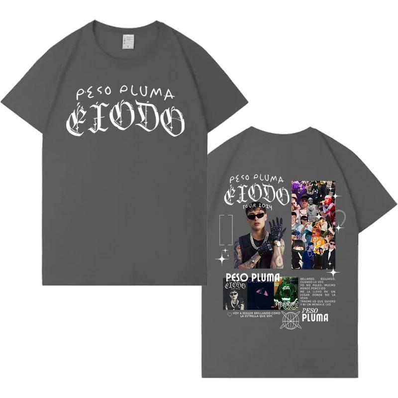 Singer Peso Pluma Fashion Graphic Tshrits Mens T Shirt Harajuku Oversized Short Sleeve High Quality Crewneck T Shirts Streetwear