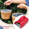 Berry Picker Comb Rake,Plastic Blueberry Picker Scoop Fruit Picker Tool,Blueberry Rake Scoop,Handheld Berry Harvester Tool