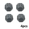 Constructing Blocks Dark Bluish Gray Rock 4 X Octagonal Boulder Scene Parts Attachments 30293 30294 Castle City Present