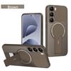 Carbon Fiber Invisible Stand Holder Built-in Magnetic Ring Case for Infinix Hot60 Pro + Hot 60 60i 40i 40 Pro Protection Cover