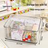 Acrylic Transparent Desktop Storage Box with Flip Lid (2-Pack)