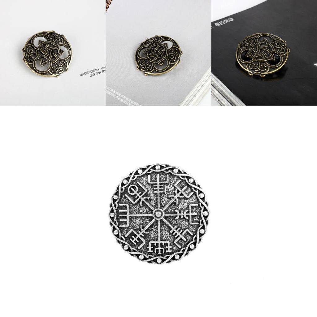 Nordic Inspired Celtic Knot Brooch With Alloy Material For Fashion Daily Wear