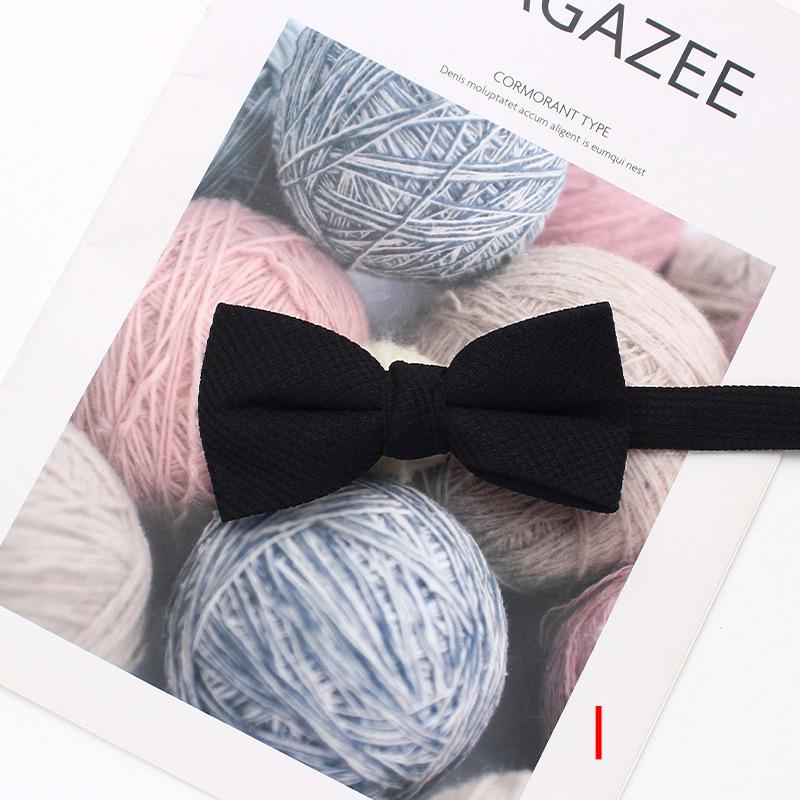 

Rael Однотонный галстук-бабочка Мужской банкетный галстук-бабочка из вязаного хлопка для выступления Рубашка Платье Персонализированный бант