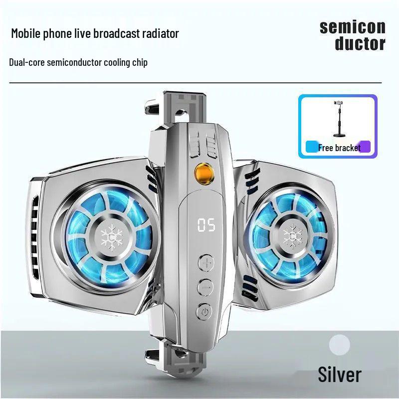 Semiconductor Cooling Back Clip for Mobile Phones - Keeps Your Device Cool During Streaming and Gaming