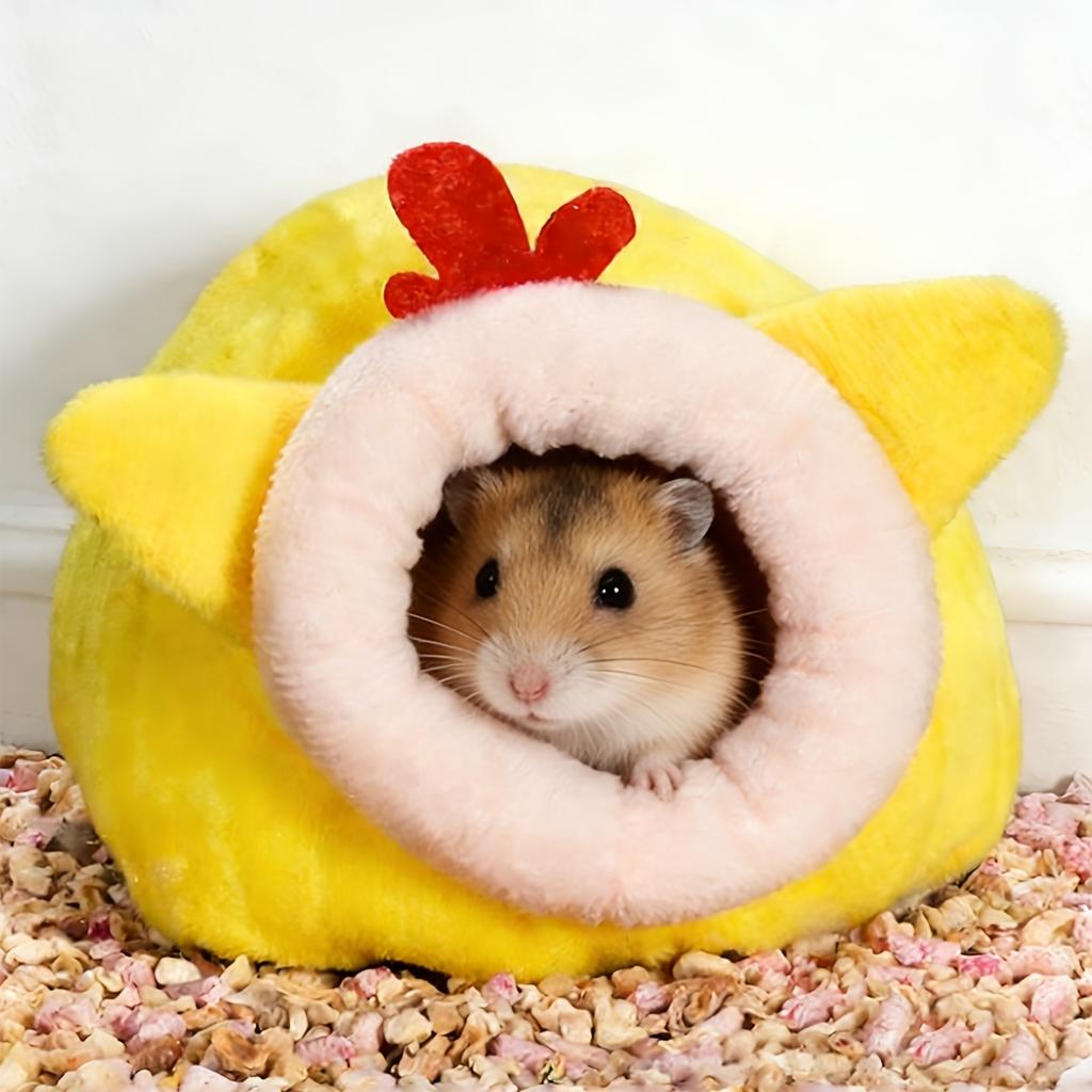 1PCS Hamster Nest, Sugar Glider, Warm Cabin, Small Pet Cotton Nest, Universal House, Pet Cotton Nest, Random Color