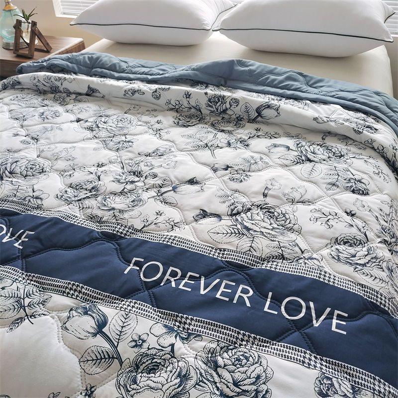 Trapunta estiva sottile, trapunta morbida, aria condizionata, trapunta/piumino/coperta per quattro stagioni, trapunte da letto 150/180/200, trapunta singola/matrimoniale