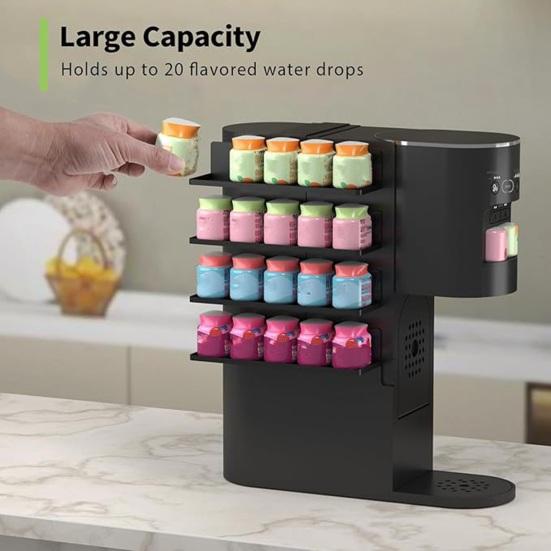 Storage Rack Strong Load-bearing Space-Saving Easy Access Simple Installation 4-Layer Vertical Shelf Flavor Storage Holder