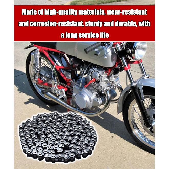 2025 Upgrade Electric Dirt Bike Chain 63 Links Compatible with 48V Pro Electric Dirt Bikes (#219H)