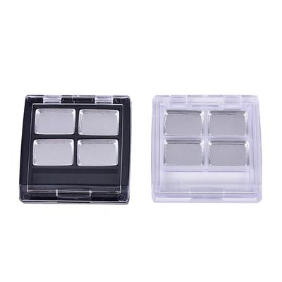 Empty 4 Square Grids Eyeshadow Lipstick Powder Box Case Cosmetic Packing+Palette