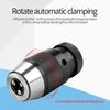 45# Steel Material Keyless Drill Chuck 1/2" Mount Drill Press Chuck  For Electric Drill