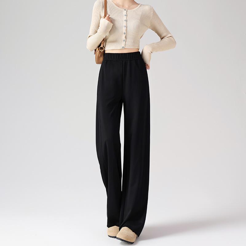 

High-Rise Slimming Soft Women s Pants: Skin-Friendly, Comfortable, and Versatile for Spring and Autumn 3XL 155-170 jin
