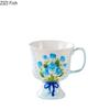 Enamel Rose Relief Cup&saucer Porcelain Coffee Mug Dining Table Flower Decorative Mugs Afternoon Tea Teacup Fruits Juice Cup