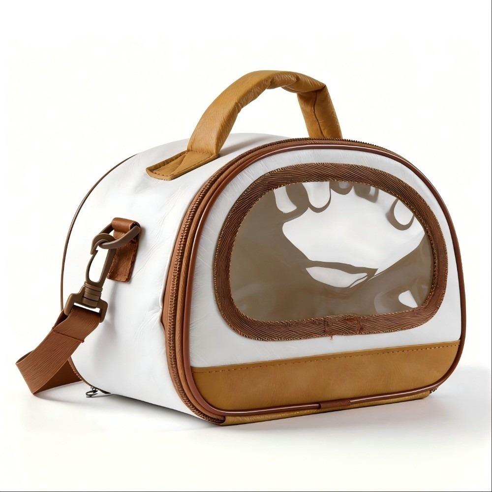 

Folding Parrot Out Bag Transparent Window Bird Transport Cage Pet Handheld Bag Activities Style B