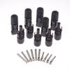 5Pair Solar Panel Cable Connector Mc4 Solar Photovoltaic Connectors Male/Female Solar Plug Cable Connectors 1000V 30A
