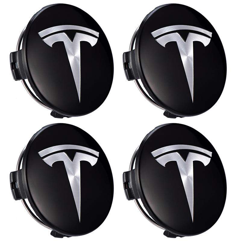 

Black Silver 56mm Car Wheel Center Caps Rims Hub Cover Logo For Tesla Model 3 Y X S Hubcaps Auto Accessories