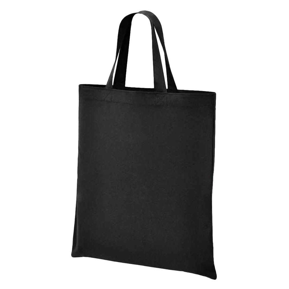 Borsa shopper Brand Lab in cotone con manici corti