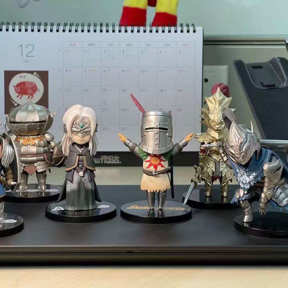 4Style Q Version Dark Souls Figure Fire Keeper Artorias Solaire Onion Knight Chibi Action Figure Collection Model Toys