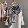Luxury Brand Autumn Cashmere Pashmina Shawl Lady Wrap Warm Winter Scarves Design Print Female Foulard  Stoles Scarf