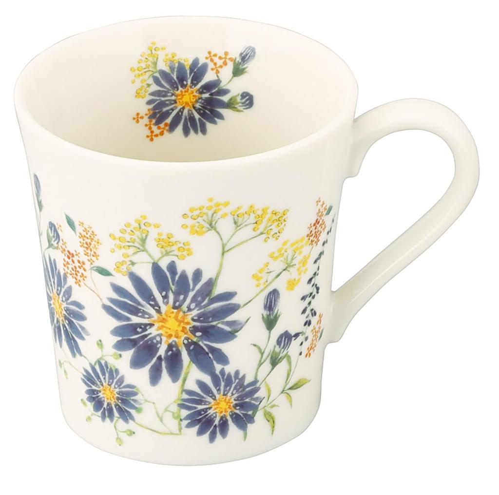 Yamaka Shoten x Autumn Cherry Pair of Mugs and Tableware Set 300ml Diameter 9 x 9cm Hibiya Kadan FLORIOGRAPHY Day Gift Birthday Gift Goods Tableware