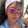 Classic Small Frame Y2k Sunglasses Women Retro Brand Oval Riding Sunglass Lady Futuristic Pink Silver Shades 2000s Sun Glasses