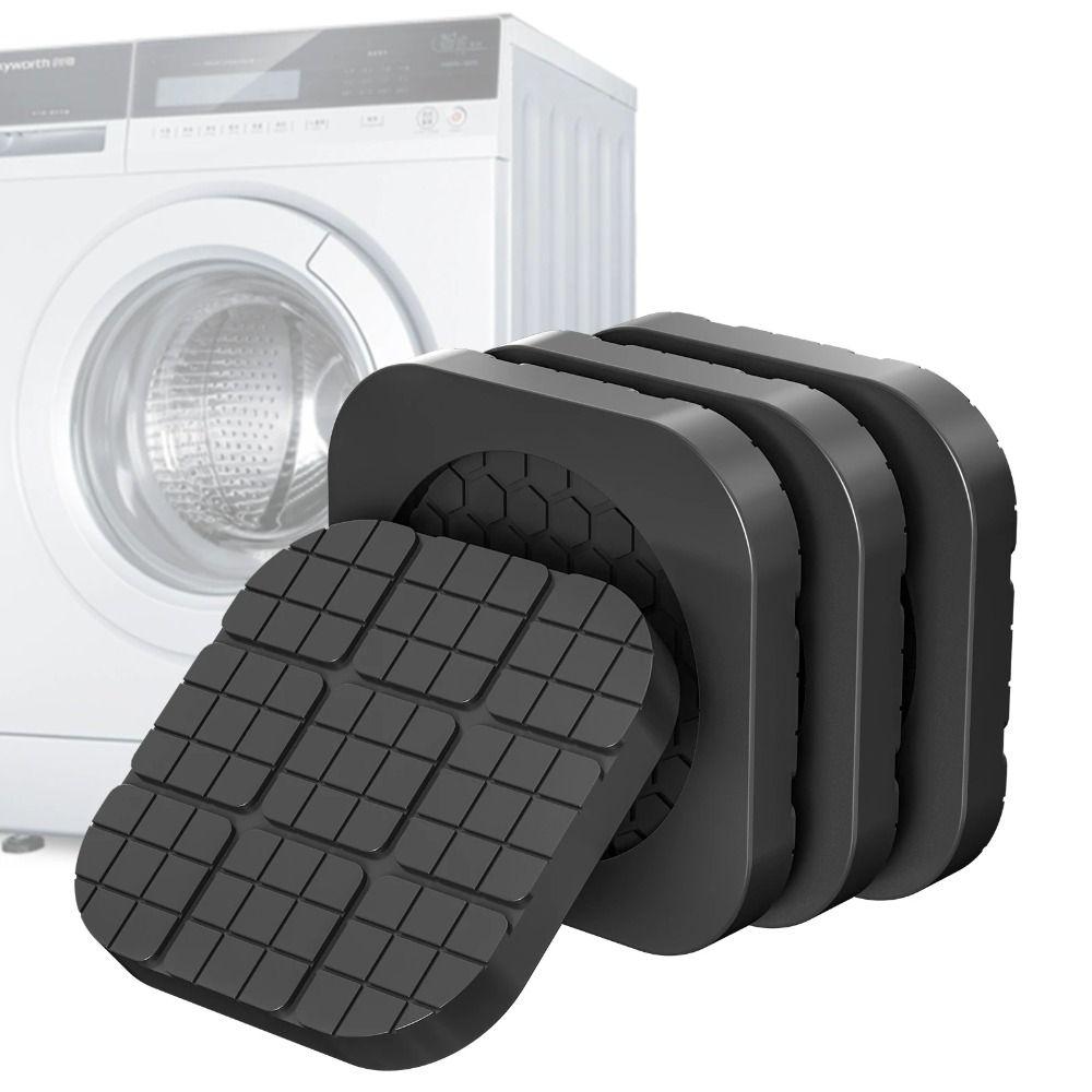 

4Pcs Anti Slip Washer Anti Vibration Feet Pad Furniture Rubber Mat Washing Machine Refrigerator 4Pcs