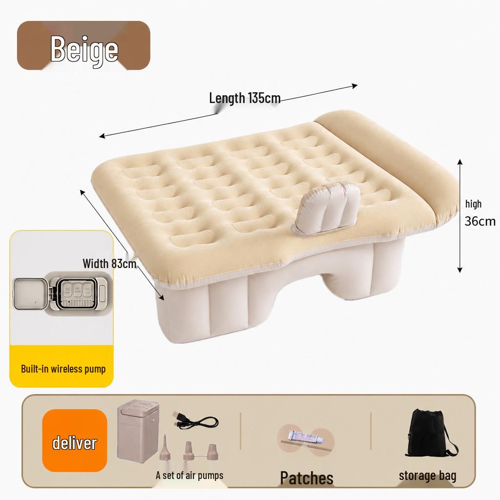 BYD Qin L Car Rear Seat Inflatable Bed with Auto Inflate/Deflate & Leveling Function