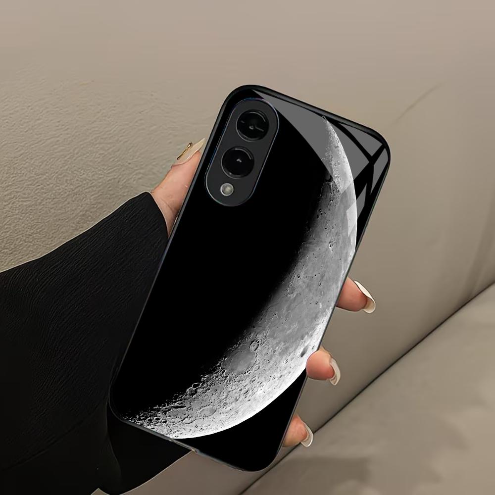 

Moon Moon Protective Exquisite High-end PhoneCase Glass TPU PhoneCase for Samsung Galaxy S26 S25 S24 S23 S22 S21 FE,Ultra,Plus GalaxyS25