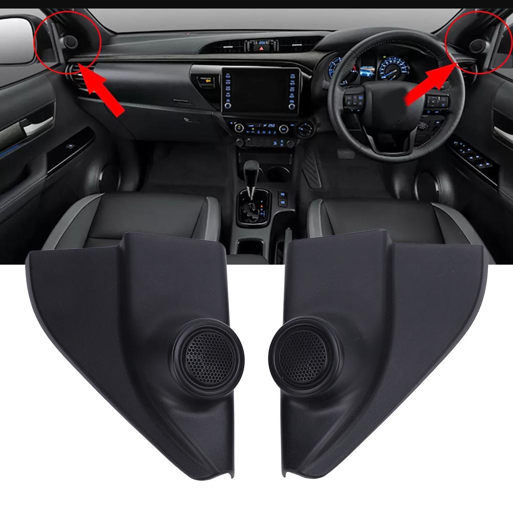 Car Door Tweeter Speaker Cover Trim Stylish Look Easy Installation Door Tweeter Cover Trim Plastic Left Right for Vehicle